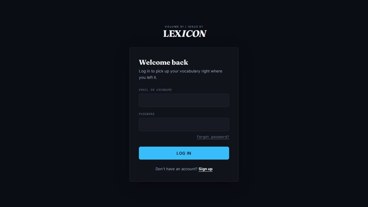 Screenshot of lexicon.is-into.tech