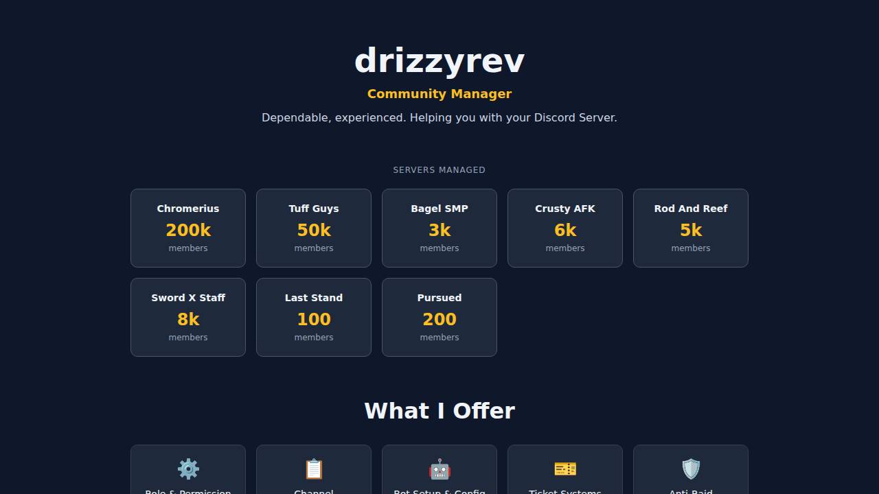 Screenshot of realdrizzyrev